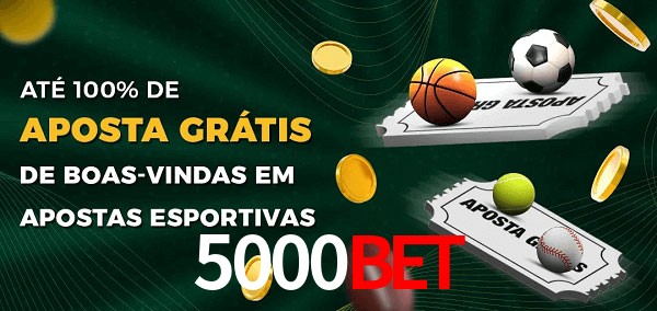 5000bet Ate 100% de Aposta Gratis